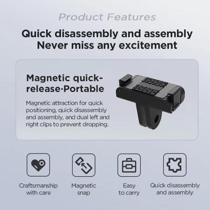 For DJI Osmo 360 CYNOVA Magnetic Quick-Release Base Adapter Camera Accessories, Magnetic  Adapter
