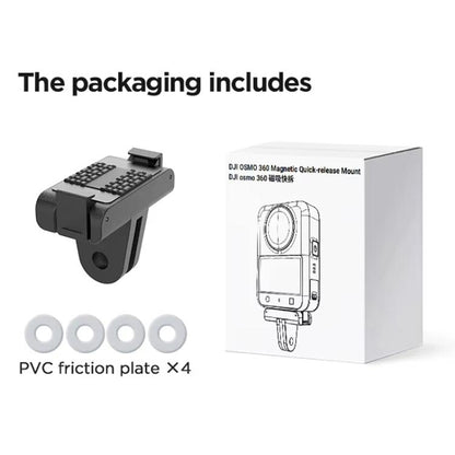 For DJI Osmo 360 CYNOVA Magnetic Quick-Release Base Adapter Camera Accessories, Magnetic  Adapter