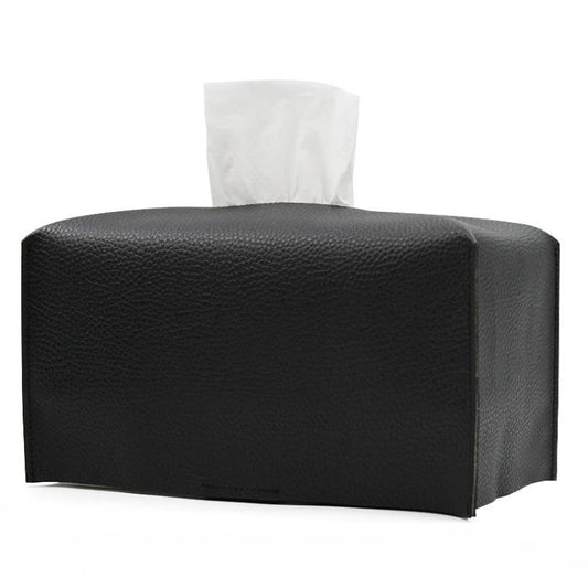 Square Leather Paper Towel Box Paper Towel Bedroom Tissue Box, 24x12.5x12.5cm, 12.5x12.5x12cm