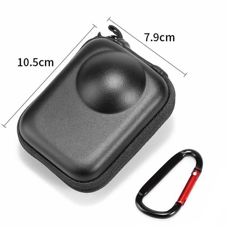 For DJI Osmo 360 Carrying Case EVA Hard Shell Protective Bag with Carabiner Clip
