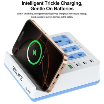 RELIFE RL-309H 72W Smart Wireless Faet Charging Socket, US Plug, EU Plug