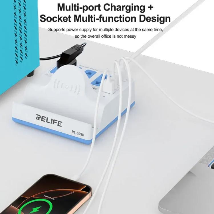 RELIFE RL-309H 72W Smart Wireless Faet Charging Socket, US Plug, EU Plug