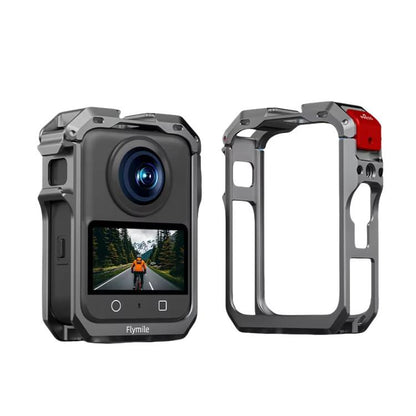For DJI Osmo 360 Flymile Dual Cold Shoe Metal Quick-Release Cage With Lens C, FLY042_2, FLY042_1