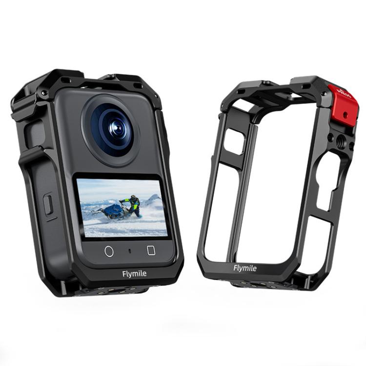 For DJI Osmo 360 Flymile Dual Cold Shoe Metal Quick-Release Cage With Lens C, FLY042_2, FLY042_1