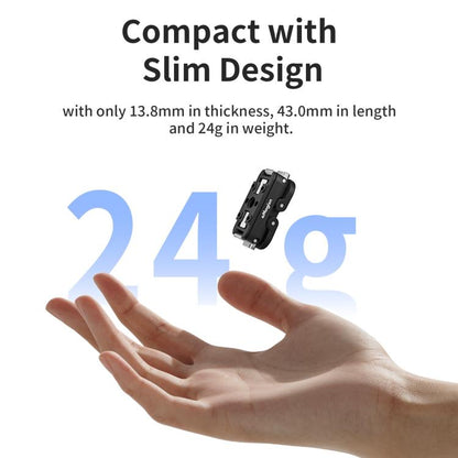 aMagisn Magnetic Quick Release Adapter for GoPro HERO13/12/11/10/9/8/11 Mini/MAX, Separate Top Mount Plate, Separate Base Unit