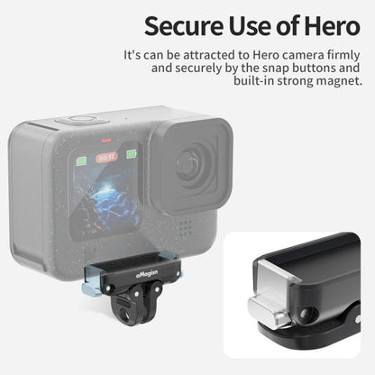 aMagisn Magnetic Quick Release Adapter for GoPro HERO13/12/11/10/9/8/11 Mini/MAX, Separate Base Unit