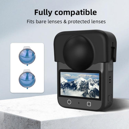 For DJI Osmo 360 Camera Silicone Lens Cap Dustproof & Anti-Scratch Lens Cover Protector
