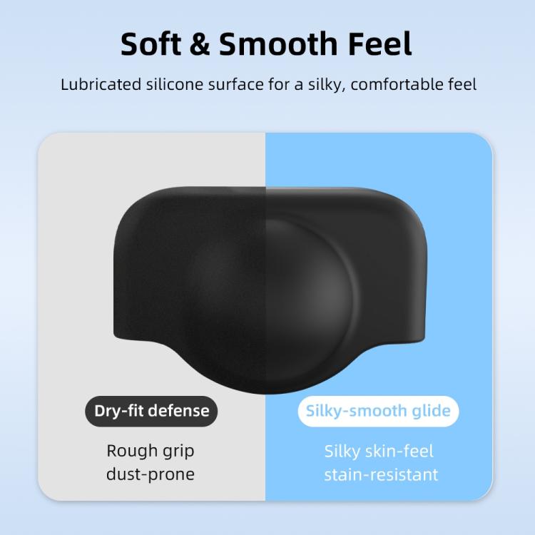 For DJI Osmo 360 Camera Silicone Lens Cap Dustproof & Anti-Scratch Lens Cover Protector
