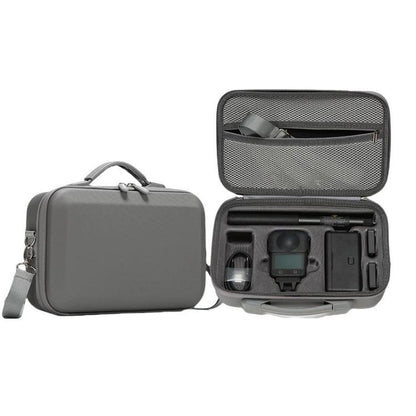 For DJI Osmo 360 Adventure Combo Flymile PU Leather Shoulder Bag Waterproof Crossbody Sling Bag