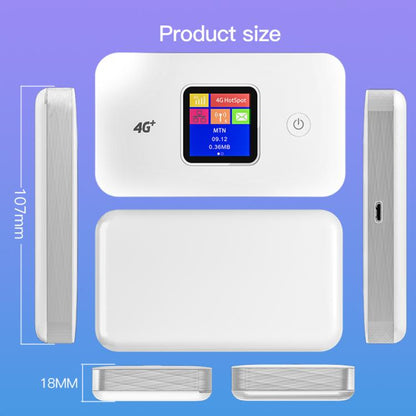 MF801 4G CAT7 Dual Band Portable WIFI LTE 300M Wireless Plug-in Router Color Screen Mobile Hotspot, MF801