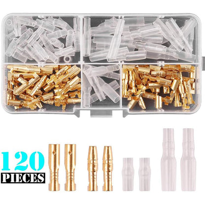 120pcs /Set Plug-in Spring Terminal Blocks + Housing Set, 120pcs /Set 3.9mm