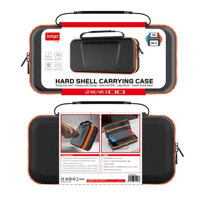 For Nintendo Switch 2/Switch ipega PET Hard Shell Carrying Case with Built-in Charging Port, PG-SW2063A