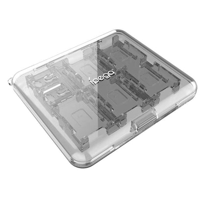 ipega Crystal Game Card Case For Nintendo Switch 2/Switch with 12 Game Card Slots Secure Locking Design, PG-SW2107