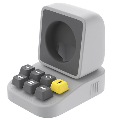 For Apple Watch Typewriter Style Stand Wireless Charging Silicone Base