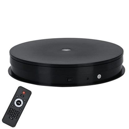 Remote Control Light Rotating Tray Still Life Display Adjustable Speed Brightness Jewelry Stand, 20cm White Base White Light Direct Plug, 20cm Black Base White Light Direct Plug, 20cm White Base Colorful Light Direct Plug...