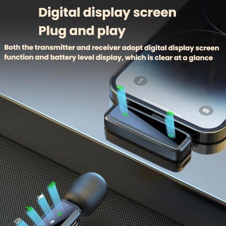 Wireless Collar Clip Microphone Smart Noise Reduction Mini Microphone, J82 Dual Mic 3 In 1 Interface 8pcs /Set, J81 1 To 2 Type-C Interface 9pcs /Set