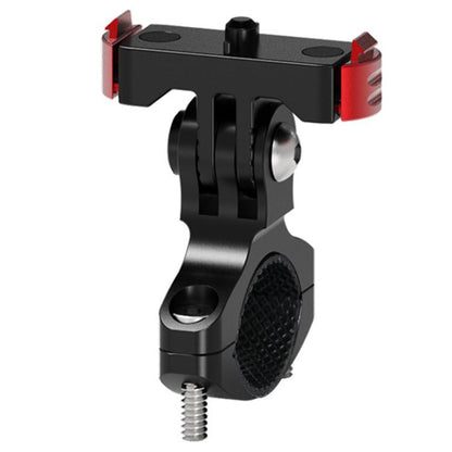 For GoPro HERO13 Black Action Camera Magnetic Quick Release Bike Mount Outdoor Cycling Tilt Shooting Bracket, 360 Degree Damping Rotary, 180 Degree Adjustable