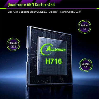 8K Home Theater Portable Android Projector With Smart Decoder, US Plug, EU Plug, UK Plug, AU Plug