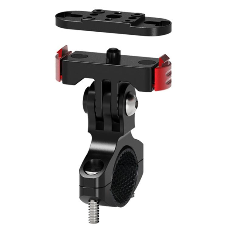 Action Camera Magnetic Quick Release Bike Mount, For GoPro HERO13 Black /12 Black /11 Black/10 Black/9 Black/8 Black, 360 Degree Damping Rotary, 180 Degree Adjustable