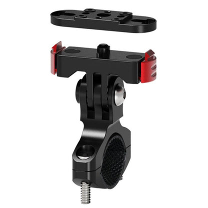 Action Camera Magnetic Quick Release Bike Mount, For GoPro HERO13 Black /12 Black /11 Black/10 Black/9 Black/8 Black, 360 Degree Damping Rotary, 180 Degree Adjustable