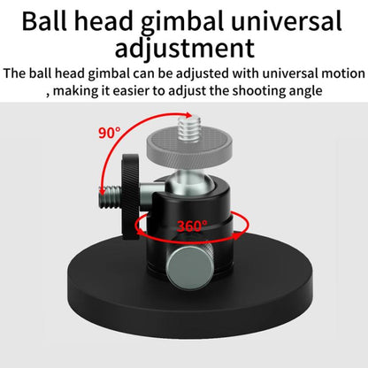 Magnetic Mount Snail Gimbal Adjustment Bracket, 1/4 Ball Head D66mm, 3 Card D66mm, One Click Clamping 3 Card D66mm, 1/4 Snail Ball Head D66mm, 17mm Ball Head D66mm, 1/4 Ball Head D43mm