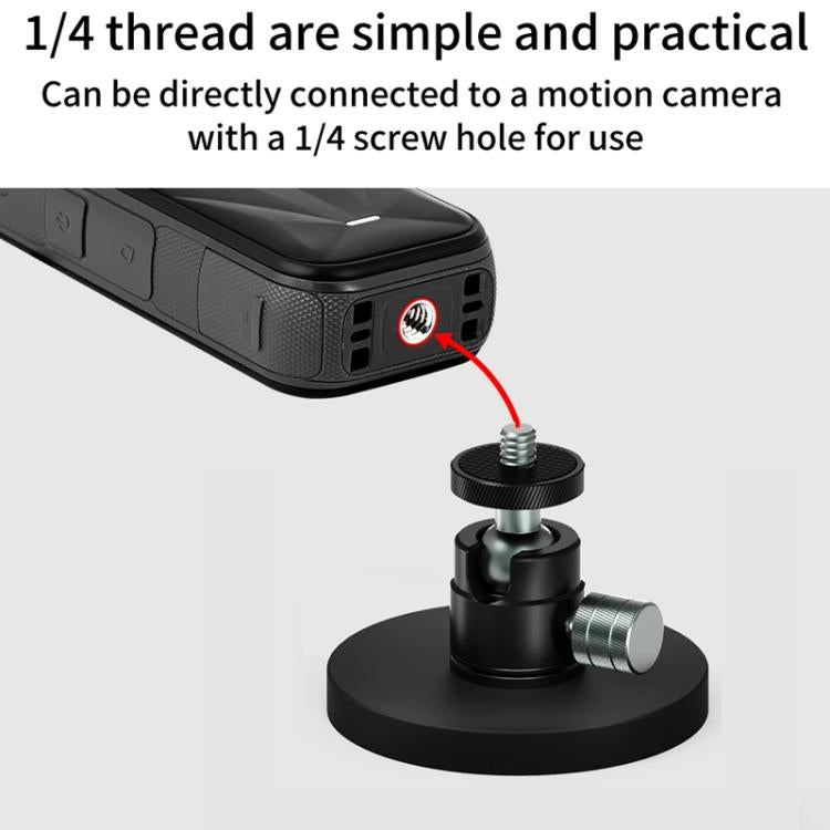 Magnetic Mount Snail Gimbal Adjustment Bracket, 1/4 Ball Head D66mm, 3 Card D66mm, One Click Clamping 3 Card D66mm, 1/4 Snail Ball Head D66mm, 17mm Ball Head D66mm, 1/4 Ball Head D43mm