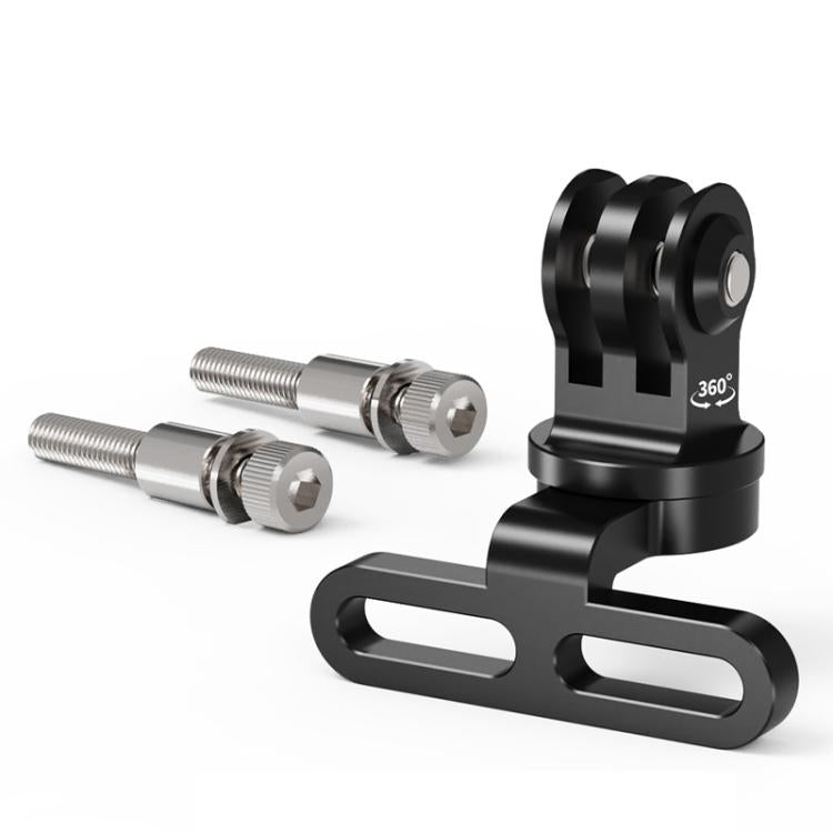Bicycle Stem Camera Mount Cycling Front Light Bracket For Shooting, 1/4 Arri Positioning, 1/4 Front Rear Adjustment, 3 Card One Click Clamping, 1/4 Universal Damping Adjustment, 3 Card 360 Degree Damping Rotation Adjustment, 17mm Ball Head
