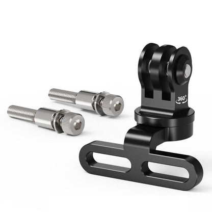 Bicycle Stem Camera Mount Cycling Front Light Bracket For Shooting, 1/4 Arri Positioning, 1/4 Front Rear Adjustment, 3 Card One Click Clamping, 1/4 Universal Damping Adjustment, 3 Card 360 Degree Damping Rotation Adjustment, 17mm Ball Head