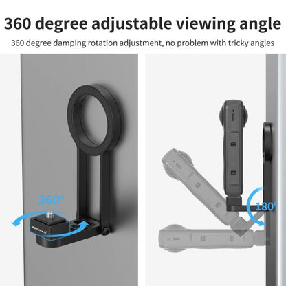 Multifunctional Magnetic Quick Release Base Bracket Expansion, For Insta360 Go 3 / 3S, For Go Pro HERO13 Black, For DJI Action 5 Pro / 4 / 3 / 2, For 1/4 Screw Hole