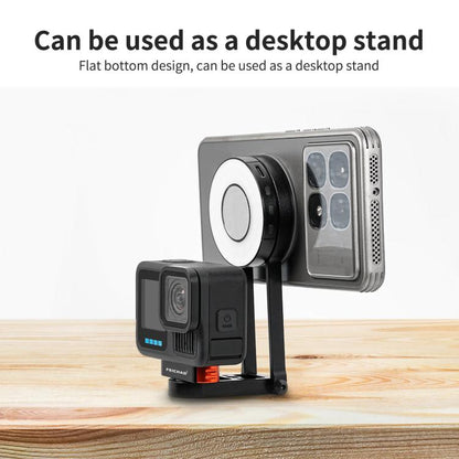 Multifunctional Magnetic Quick Release Base Bracket Expansion, For Insta360 Go 3 / 3S, For Go Pro HERO13 Black, For DJI Action 5 Pro / 4 / 3 / 2, For 1/4 Screw Hole