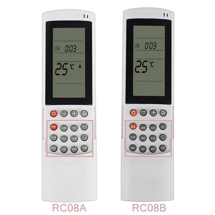 For Airwell / Electra / Geli Air Conditioner Infrared Remote Control  Replacement Accessory, RC08B, RC08A