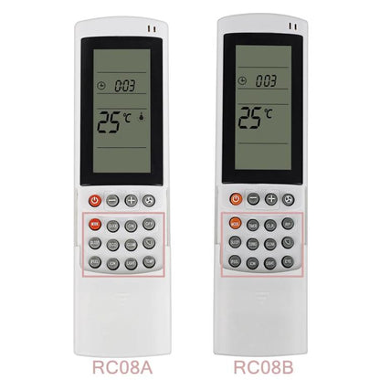 For Airwell / Electra / Geli Air Conditioner Infrared Remote Control  Replacement Accessory, RC08B, RC08A