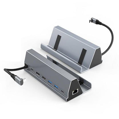 7 In 1 Type-C Docking Station 4K 60Hz Gaming Expansion Dock, BS-107