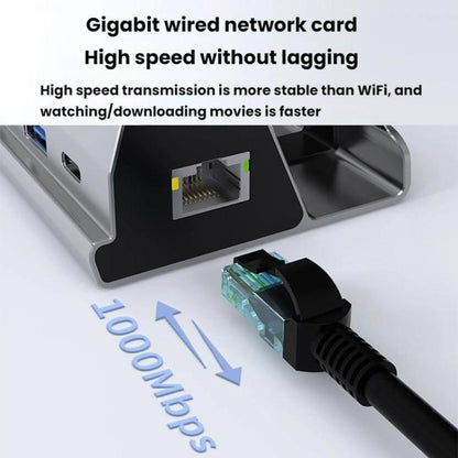 7 In 1 Type-C Docking Station 4K 60Hz Gaming Expansion Dock, BS-107