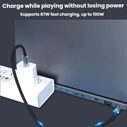14 In 1  Type-C Docking Station USB HUB Multi Port Hub Laptop Converter, BT14E