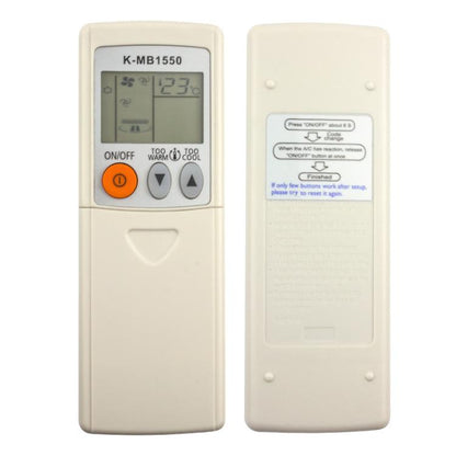 For Mitsubishi K-MB1550 Air Conditioner Remote Control, K-MB1550