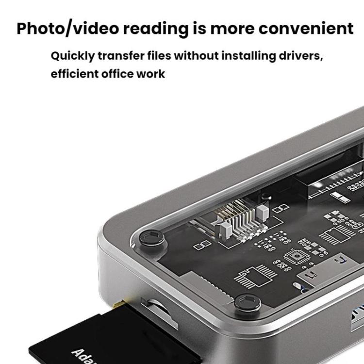 Type-C Docking Station USB HUB Multi Port Hub Computer Converter, SW6H, SW10V-PRO