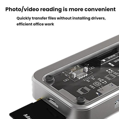 Type-C Docking Station USB HUB Multi Port Hub Computer Converter, SW6H, SW10V-PRO