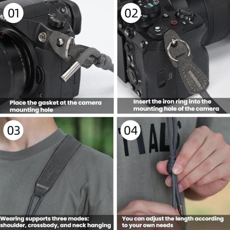 Cwatcun D214 Medium Universal Camera Strap Comfortable Pressure Relieving Camera Strap, D214