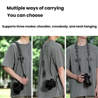 Cwatcun D213  Medium Universal Camera Shoulder Strap Matte Leather Quick Release Strap, D213