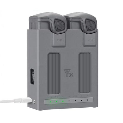 For DJI Mavic 4 Pro YX Dual-Channel Charger Battery Manager Simultaneous Charging Station, Dual-Channel