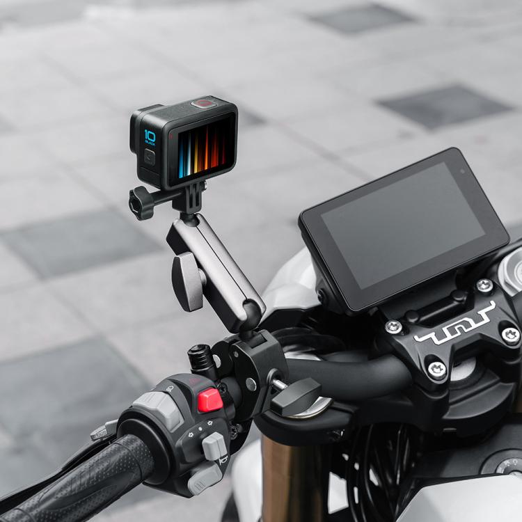 For GoPro / DJI / Insta 360 Action Cameras Cycling Bracket Bike Motorcycle Handlebar Mount, Standard 5 In 1, With 15cm Extension Rod