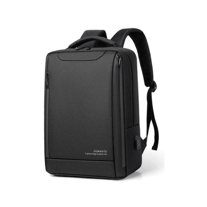 OUMANTU 2106-1 Lightweight Business Laptop Backpack Large Capacity USB Charging Daypack For Work, Travel, Gym