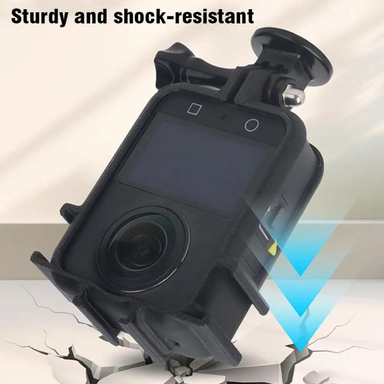 For DJI Osmo 360 Camera CQT Expansion Frame Anti-Scratch & Shockproof Protector, Ordinary Black, Ordinary Orange, Cold Shoe Black, Cold Shoe Orange