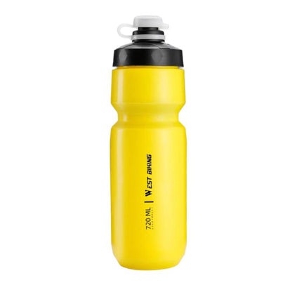 WEST BIKING 720ml Bike Water Bottle for Cycling Leak-Proof Squeeze Design Portable Sports Hydration Bottle, 720ml Yellow, 720ml White, 720ml White Wide, 720ml Yellow Wide