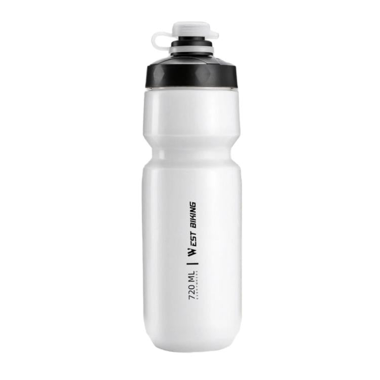 WEST BIKING 720ml Bike Water Bottle for Cycling Leak-Proof Squeeze Design Portable Sports Hydration Bottle, 720ml Yellow, 720ml White, 720ml White Wide, 720ml Yellow Wide