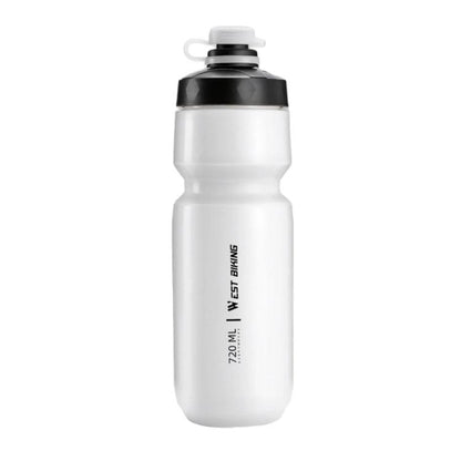 WEST BIKING 720ml Bike Water Bottle for Cycling Leak-Proof Squeeze Design Portable Sports Hydration Bottle, 720ml Yellow, 720ml White, 720ml White Wide, 720ml Yellow Wide