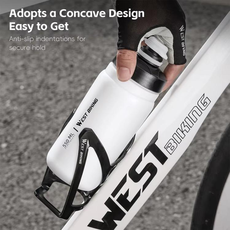 WEST BIKING 720ml Bike Water Bottle for Cycling Leak-Proof Squeeze Design Portable Sports Hydration Bottle, 720ml Yellow, 720ml White, 720ml White Wide, 720ml Yellow Wide
