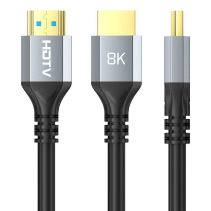 HDMI 2.1 Male To Male 8K HD Cable Computer Laptop Monitor TV Connection Cable, 1m, 1.5m, 2m, 3m, 5m, 8m, 10m