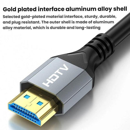 HDMI 2.1 Male To Male 8K HD Cable Computer Laptop Monitor TV Connection Cable, 1m, 1.5m, 2m, 3m, 5m, 8m, 10m